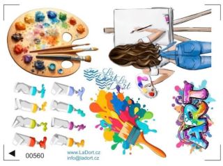 Dort pro malířku? S tiskem od nás to bude hračka😊 https://www.ladort.cz/svatky/malirska-paleta--kreativni-oslava-a4-00560/...