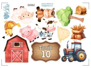 Máte doma malého farmáře nebo malou farmářku? A budete jim péct dort? Máme pro Vás nový motiv na toto téma 🧑‍🌾 🚜👩‍🌾🌾...